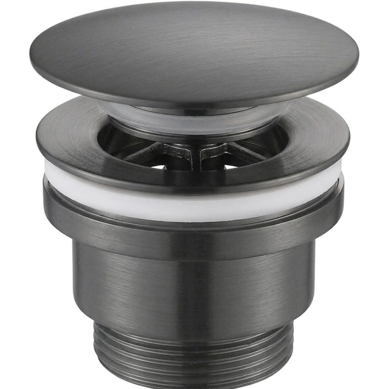 Mexen bouchon clic-clac universel, gris fusil brossé - 79930-66