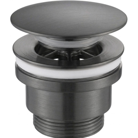 Mexen bouchon clic-clac universel, gris fusil brossé - 79930-66