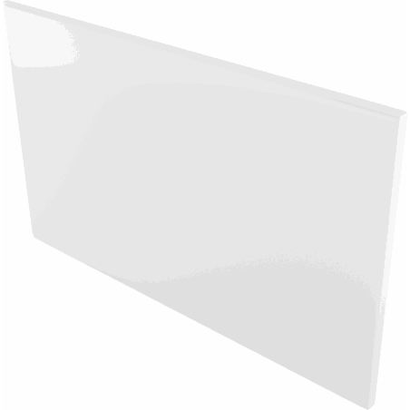 Mexen Uni-1 panneau latéral de 75 cm pour baignoire rectangulaire, blanc - 55099-075