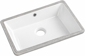 Mexen Venus lavabo sous-plan 54 x 35 cm, blanc - 25415400