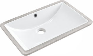 Mexen Venus lavabo sous-plan 60 x 37 cm, blanc - 25416000