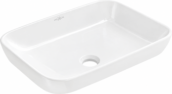 Mexen Nina lavabo encastré dans le dessus, 51 x 33 cm, blanc - 21665100