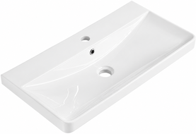 Mexen Dagna lavabo encastré dans le plan 81 x 39 cm, blanc - 21998000