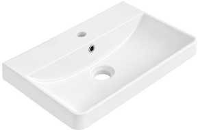 Mexen Dagna lavabo encastré dans le plan de travail 50 x 35 cm, blanc - 21995100