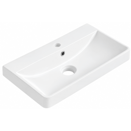 Mexen Dagna lavabo encastré dans le plan 60 x 35 cm, blanc - 21996000