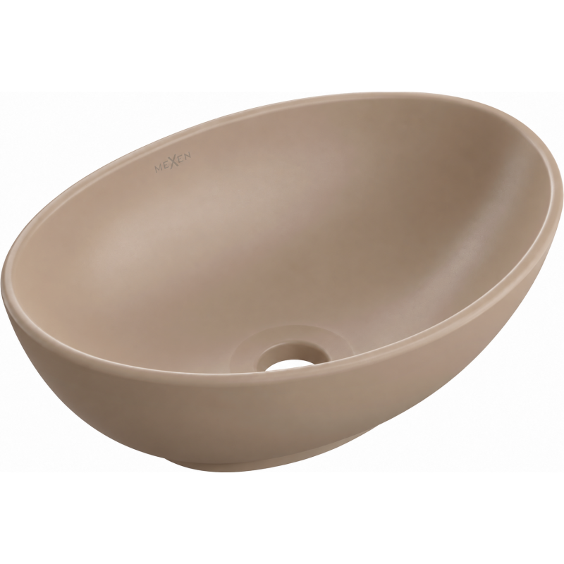 Mexen Elza lavabo de comptoir 40 x 33 cm, cappuccino mat - 21014064