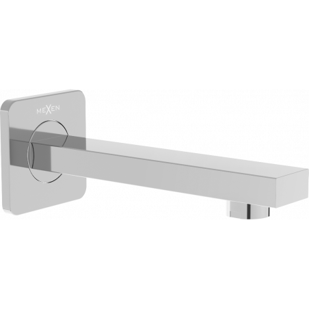 Mexen Cube bec verseur de baignoire mural, chrome - 79370-00