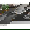 Mexen Kevin évier en granit à 1 cuve avec égouttoir 586 x 458 mm, Gris, siphon Or - 6517581005-71-G