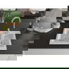 Mexen Carlos évier en granit à 1,5 cuve 582 x 475 mm, Blanc, siphon Chrome - 6518581500-20