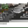Mexen Carlos évier en granit à 1,5 cuve 582 x 475 mm, Gris, siphon Chrome - 6518581500-71