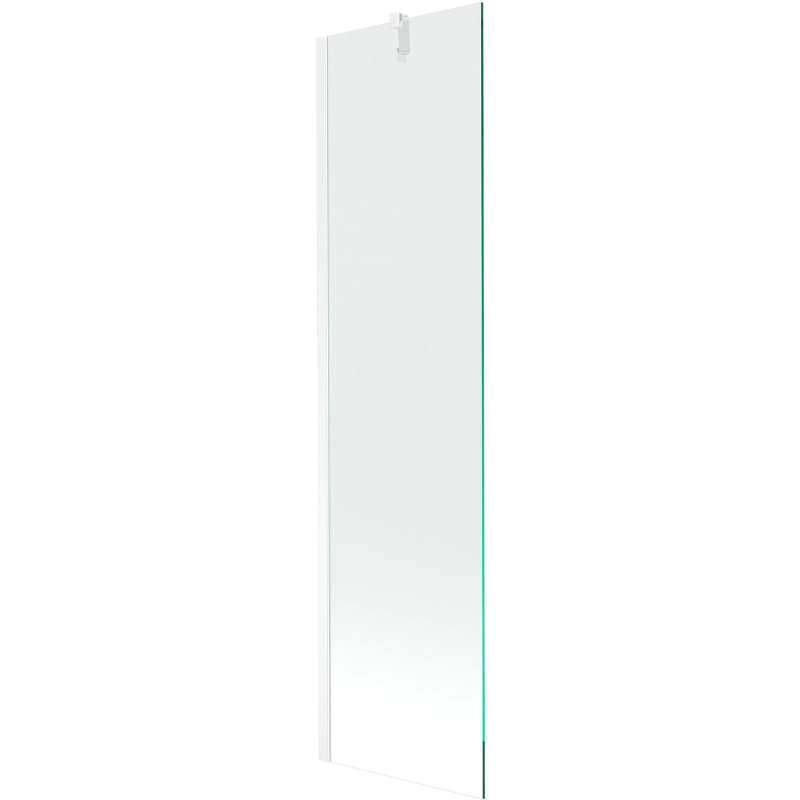 Mexen Next écran de baignoire à 1 ailette 50 x 150 cm, transparent, Blanc - 895-050-000-00-00-20