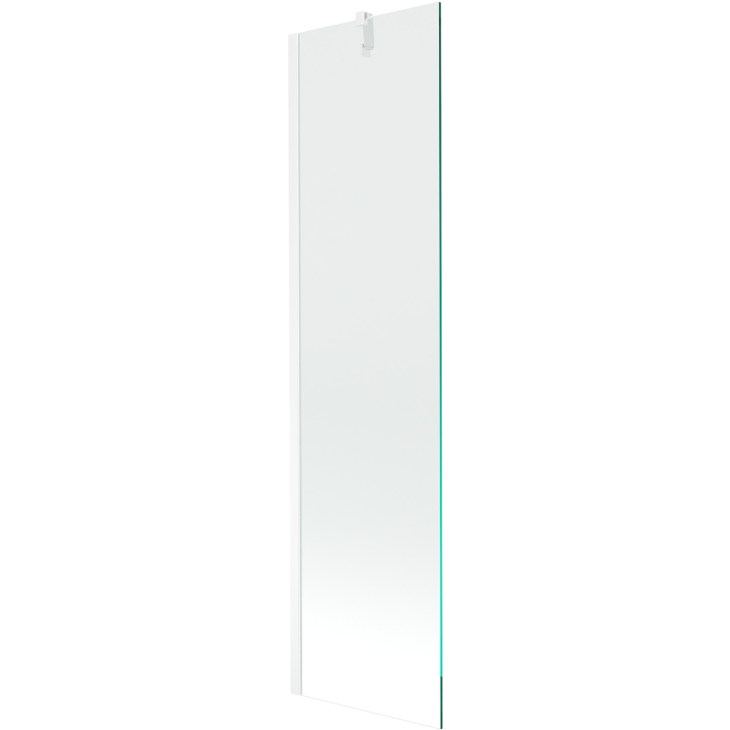 Mexen Next paroi de baignoire 1 volet 50 x 150 cm, transparent, blanc - 895-050-000-00-00-20