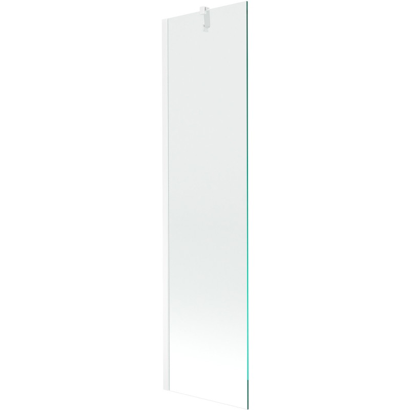 Mexen Next paroi de baignoire à 1 battant 50 x 150 cm, transparent, blanc - 895-050-000-00-00-20