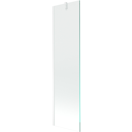 Mexen Next écran de baignoire à 1 ailette 50 x 150 cm, transparent, Blanc - 895-050-000-00-00-20