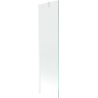 Mexen Next paroi de baignoire 1 volet 50 x 150 cm, transparent, blanc - 895-050-000-00-00-20