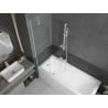 Mexen Next paroi de baignoire 1 volet 50 x 150 cm, transparent, blanc - 895-050-000-00-00-20