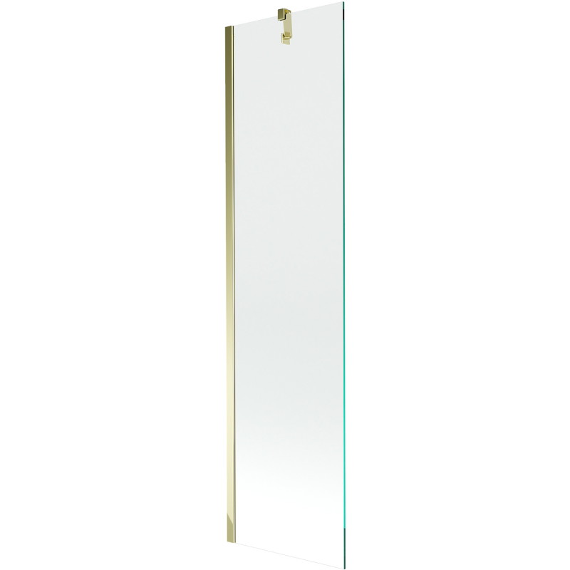 Mexen Next paravent de baignoire 1 volet 50 x 150 cm, transparent, doré - 895-050-000-00-00-50