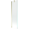 Mexen Next paravent de baignoire 1 volet 50 x 150 cm, transparent, doré - 895-050-000-00-00-50
