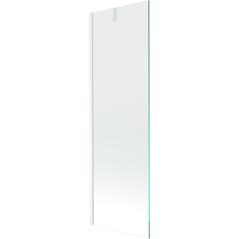 Mexen Next écran de baignoire à 1 ailette 60 x 150 cm, transparent, Blanc - 895-060-000-00-00-20