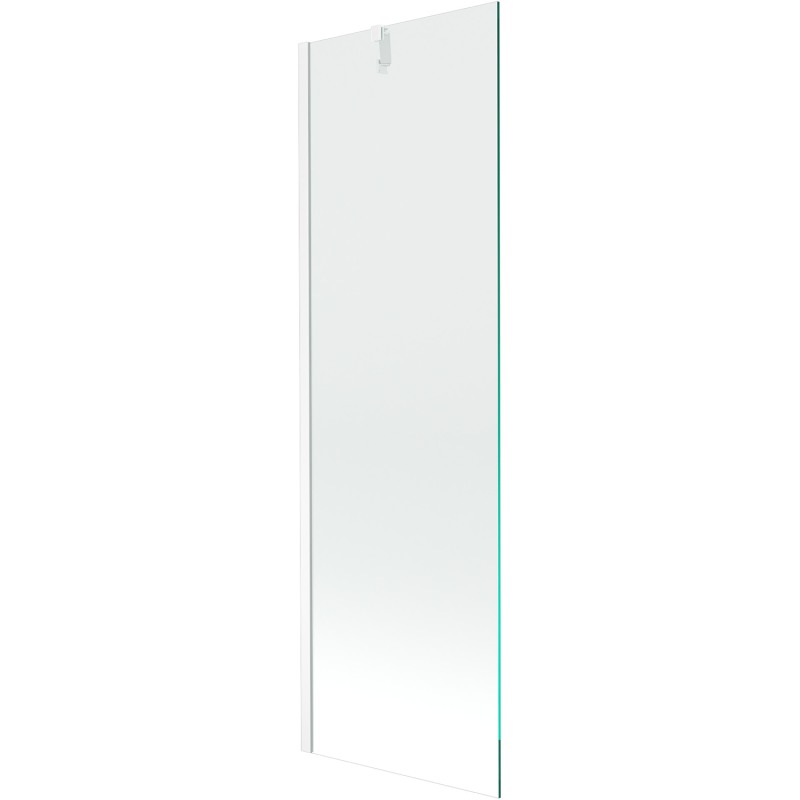 Mexen Next pare-douche de baignoire à 1 vantail 60 x 150 cm, transparent, blanc - 895-060-000-00-00-20