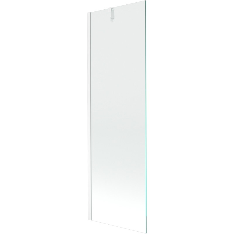 Mexen Next paroi de baignoire à 1 volet 60 x 150 cm, transparent, blanc - 895-060-000-00-00-20