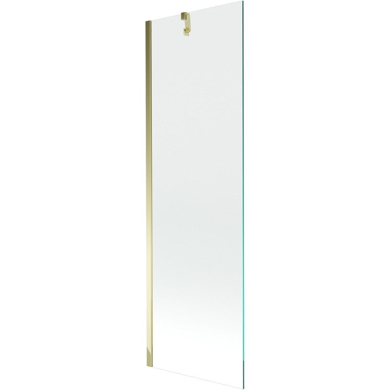 Mexen Next paroi de baignoire à 1 vantail 60 x 150 cm, transparent, doré - 895-060-000-00-00-50