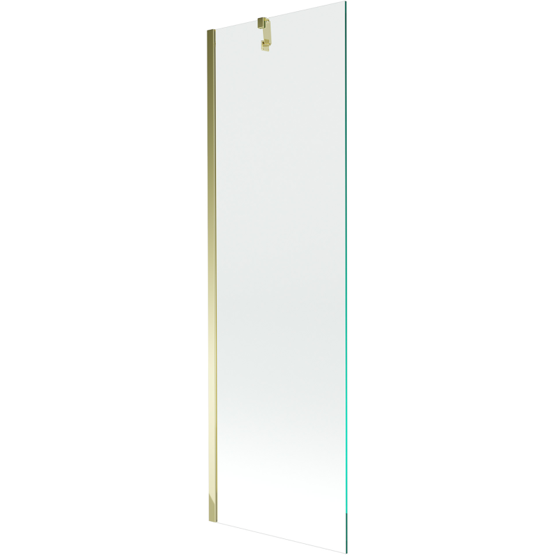 Mexen Next paroi de baignoire à 1 volet 60 x 150 cm, transparent, doré - 895-060-000-00-00-50