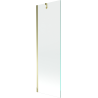 Mexen Next paroi de baignoire à 1 vantail 60 x 150 cm, transparent, doré - 895-060-000-00-00-50