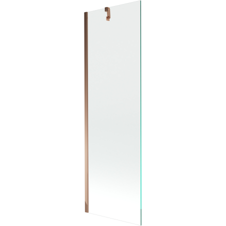 Mexen Next paroi de baignoire 1 volet 60 x 150 cm, transparent, or rose - 895-060-000-00-00-60