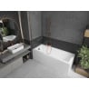 Mexen Next paroi de baignoire 1 volet 60 x 150 cm, transparent, or rose - 895-060-000-00-00-60