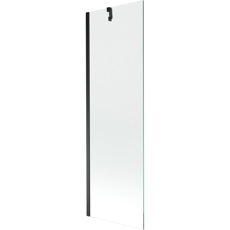 Mexen Next paroi de baignoire à 1 vantail 60 x 150 cm, transparent, noir - 895-060-000-00-00-70