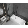Mexen Next pare-douche à une aile 60 x 150 cm, transparent, noir - 895-060-000-00-00-70