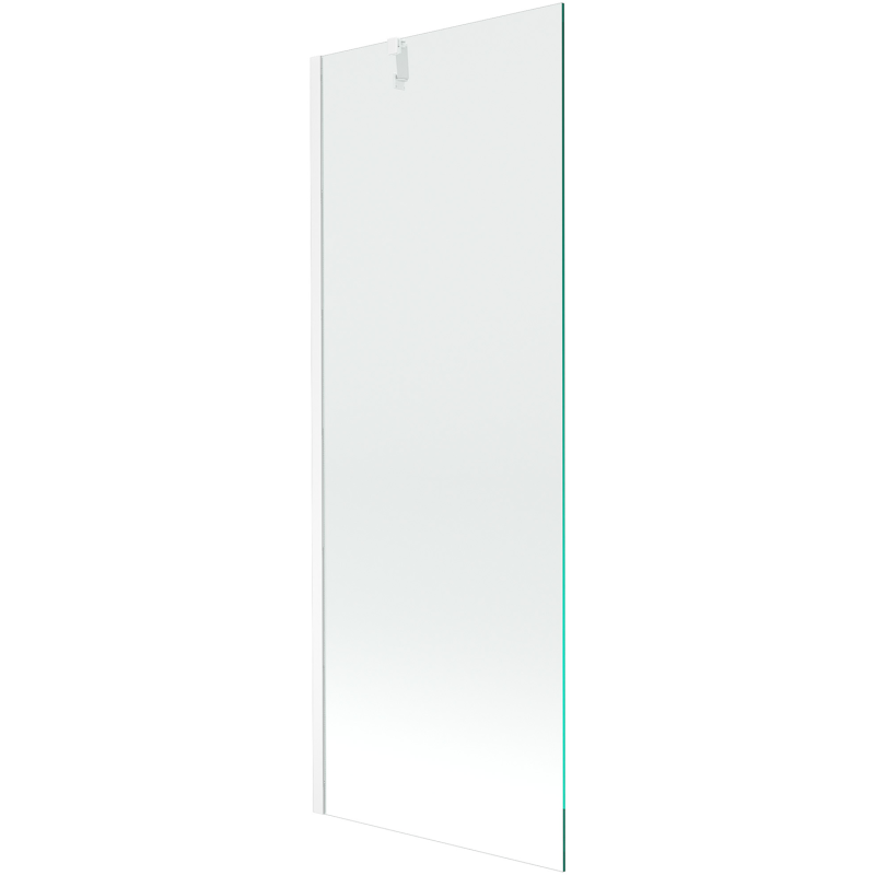 Mexen Next écran de baignoire à 1 ailette 70 x 150 cm, transparent, Blanc - 895-070-000-00-00-20