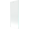 Mexen Next pare-douche pour baignoire 1 volet 70 x 150 cm, transparent, blanc - 895-070-000-00-00-20