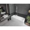 Mexen Next pare-douche pour baignoire 1 volet 70 x 150 cm, transparent, blanc - 895-070-000-00-00-20
