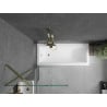 Mexen Next paroi de douche 1-volet 70 x 150 cm, transparent, doré - 895-070-000-00-00-50