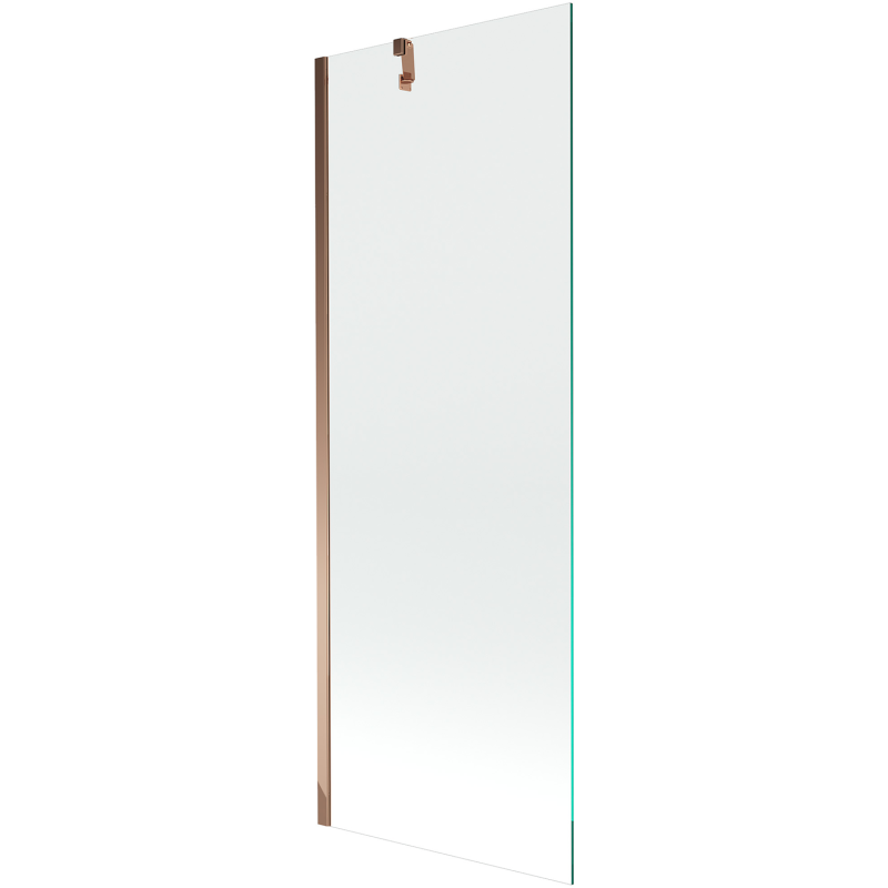 Mexen Next paravent de baignoire 1-volet 70 x 150 cm, transparent, or rose - 895-070-000-00-00-60