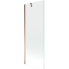 Mexen Next paravent de baignoire 1-volet 70 x 150 cm, transparent, or rose - 895-070-000-00-00-60