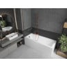 Mexen Next paravent de baignoire 1-volet 70 x 150 cm, transparent, or rose - 895-070-000-00-00-60
