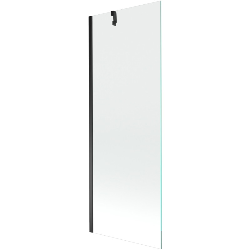 Mexen Next paroi de baignoire à 1 volet 70 x 150 cm, transparent, noir - 895-070-000-00-00-70