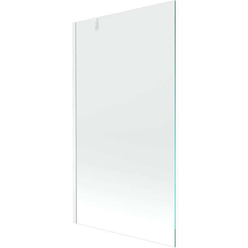 Mexen Next écran de baignoire à 1 ailette 90 x 150 cm, transparent, Blanc - 895-090-000-00-00-20