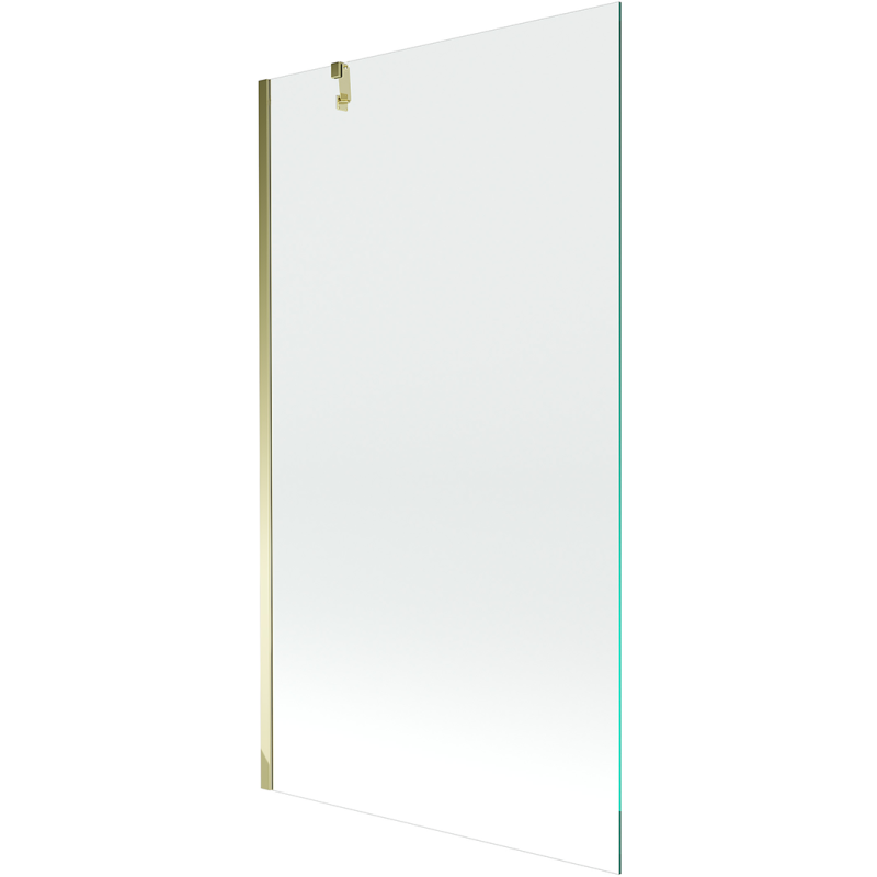 Mexen Next pare-douche baignoire 1-volet 90 x 150 cm, transparent, doré - 895-090-000-00-00-50