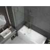 Mexen Next pare-douche baignoire 1-volet 90 x 150 cm, transparent, doré - 895-090-000-00-00-50