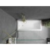 Mexen Next pare-douche baignoire 1-volet 90 x 150 cm, transparent, doré - 895-090-000-00-00-50