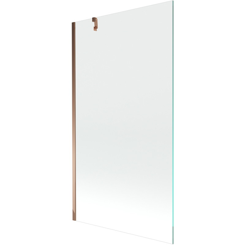 Mexen Next écran de baignoire 1-volet 90 x 150 cm, transparent, or rose - 895-090-000-00-00-60