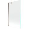 Mexen Next écran de baignoire 1-volet 90 x 150 cm, transparent, or rose - 895-090-000-00-00-60