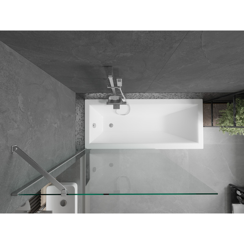 Mexen Next paroi de douche à une aile 100 x 150 cm, transparent, chrome - 895-100-000-00-00-01