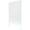 Mexen Next paroi de baignoire à 1 volet 100 x 150 cm, transparent, blanc - 895-100-000-00-00-20