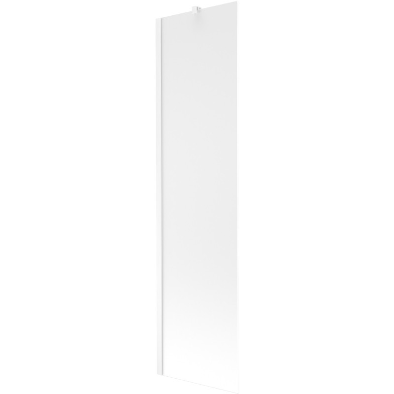 Mexen Next paroi de baignoire à 1 vantail 50 x 150 cm, givrée, blanche - 895-050-000-00-30-20