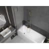 Mexen Next paroi de baignoire à 1 vantail 50 x 150 cm, dépoli, doré - 895-050-000-00-30-50